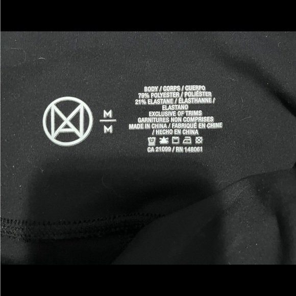 NWT Ardene move black shorts size medium - Picture 4 of 5